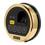 kcolefas electronic safe lock entry 30270 with fingerprint input, brass finish